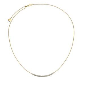 Monica Vinader Skinny Curve Necklace